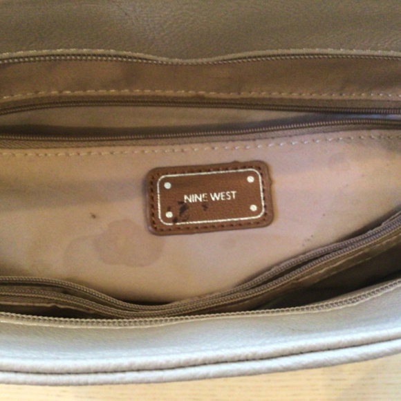 Nine West - Tan shoulder bag with small clutch - Picture 6 of 16
